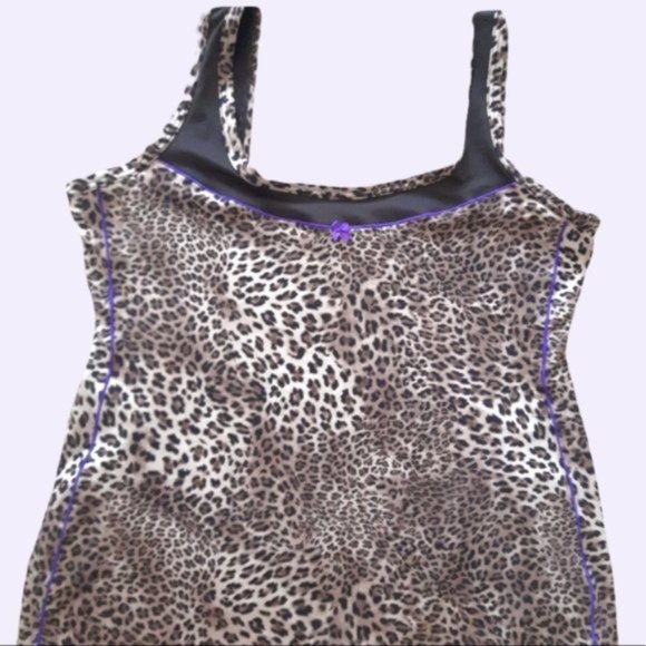 VINTAGE SUPER SOFT LEOPARD ANIMAL PRINT CAMI TOP - Picture 6 of 16